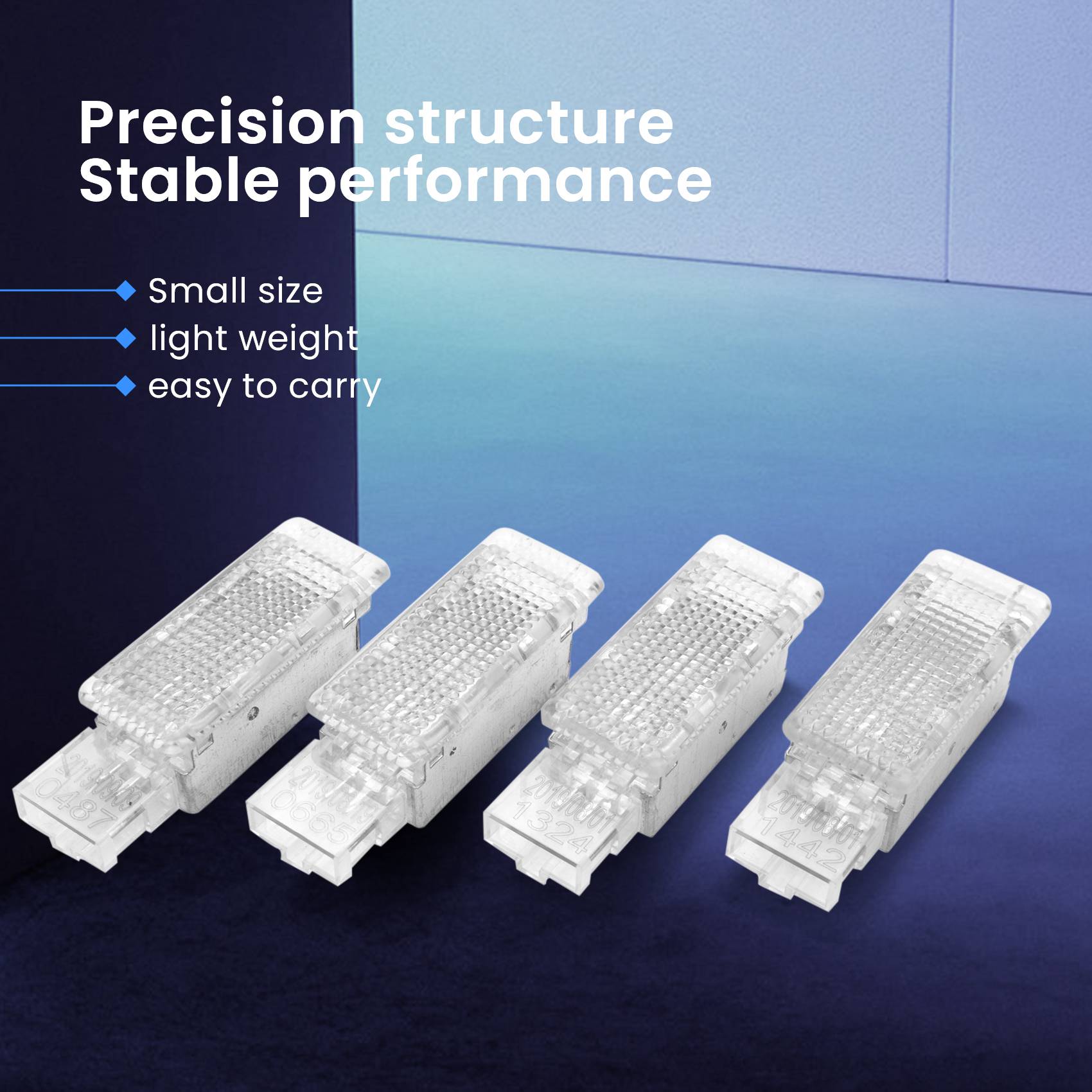 Sports Equipment Organizer Garage - AEA6-4 Pcs Car Interior Halogen Footwell