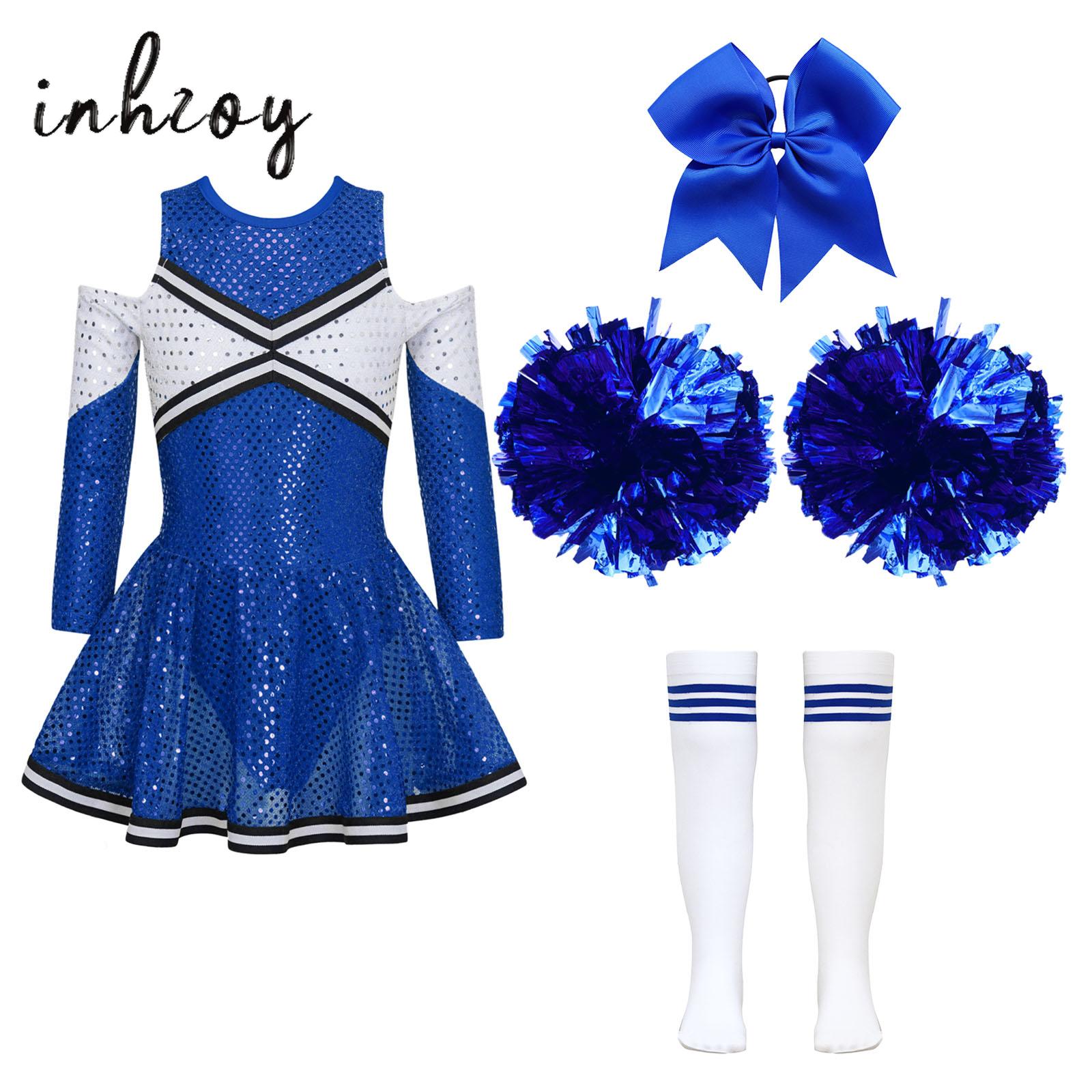 Cheerleading Pom Pom - Kids Girls Cheerleader Costume Cheerleading Dance