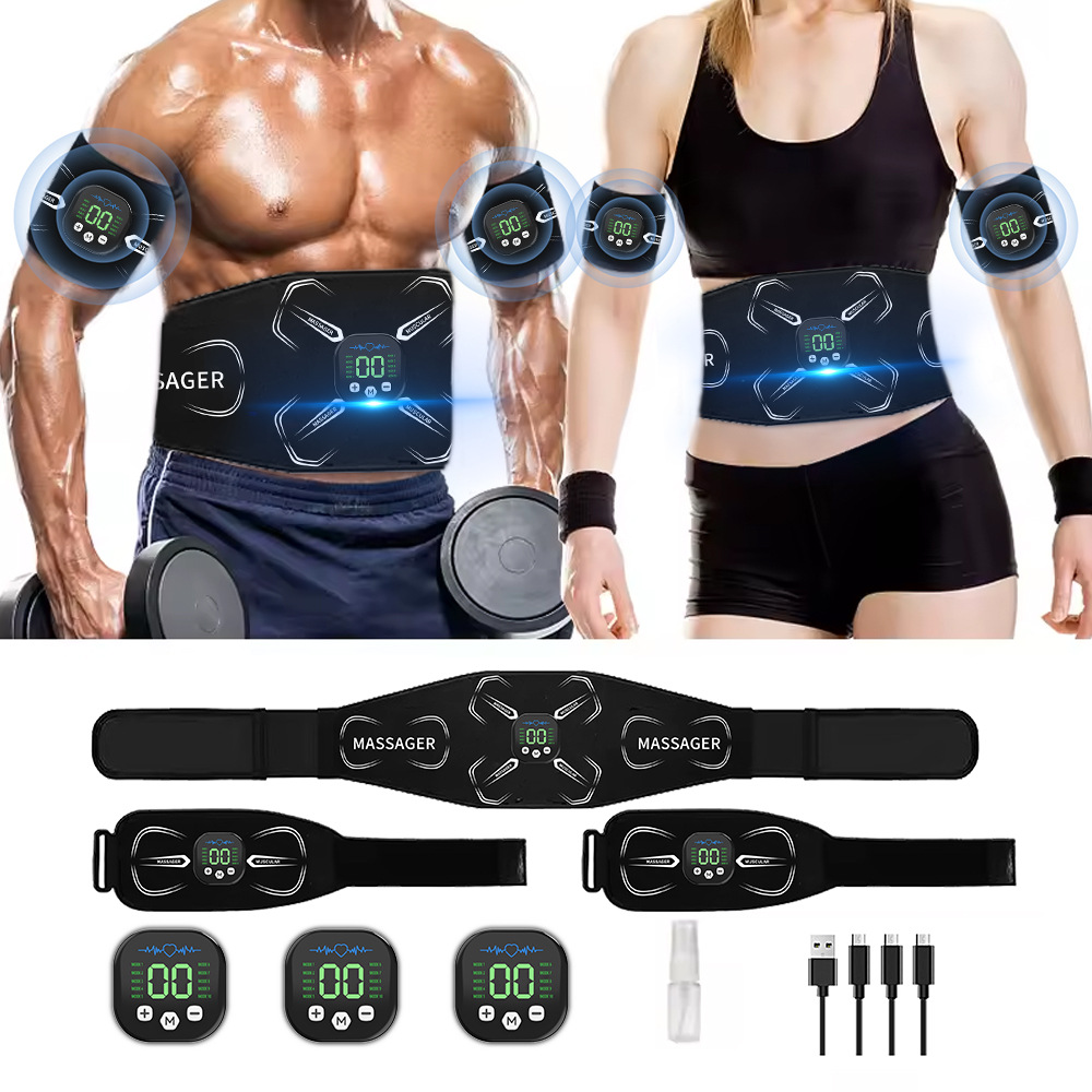 Sports Equipment At Home - EMS Muscle Stimulator Abdominal Trainer Abs