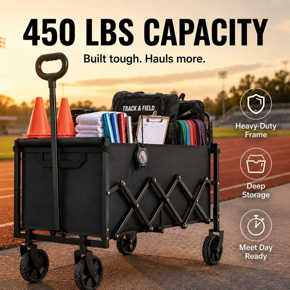 Field Equipment Transporter, 4 - Sports Equipment Wagon recension och pris