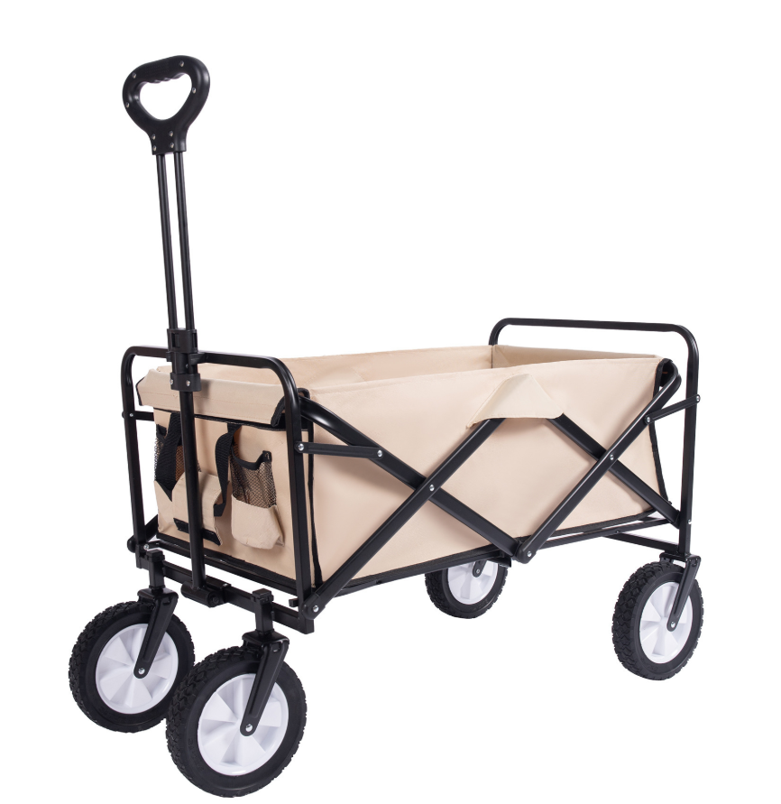 Foldable Utility Wagon Cart He - Sports Equipment Wagon recension och pris