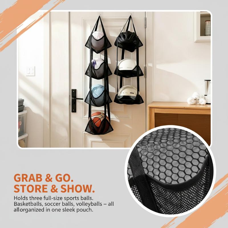 Wall Mounted Basketball Storag - Sports Equipment Organizer Garage recension och pris