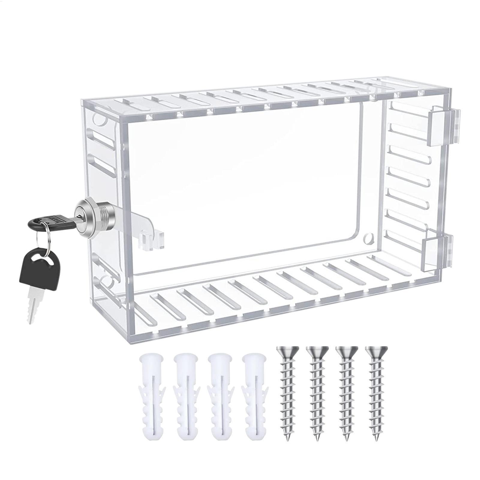 Thermostat Lock Box Clear Larg - Sports Equipment Organizer Garage recension och pris