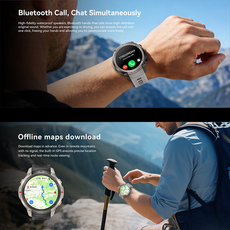 GPS Outdoor Sports Watch1.43 A - Sports Equipment In Spanish recension och pris