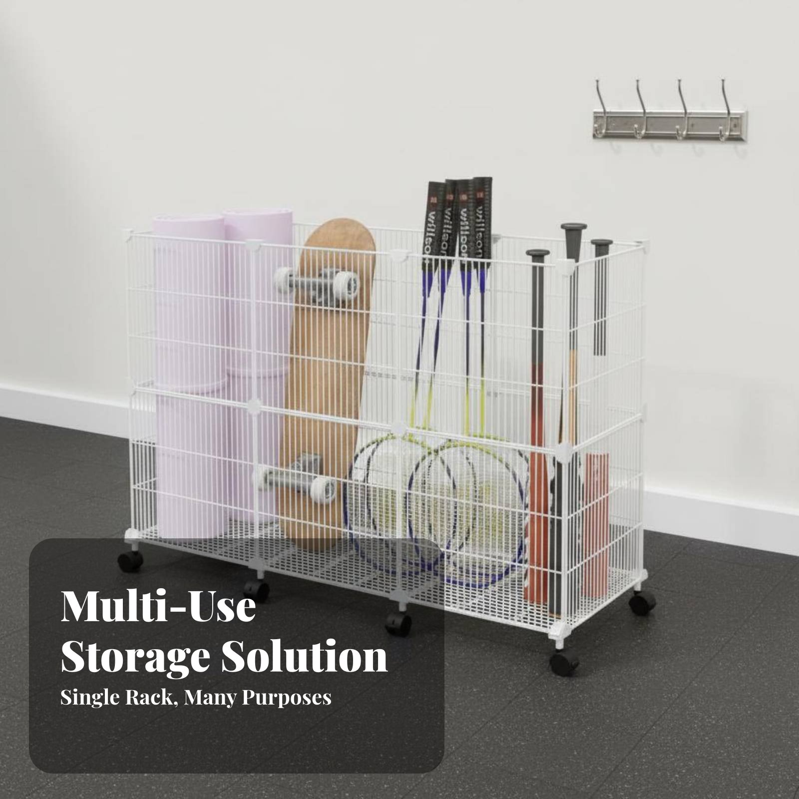 Sports Equipment Storage Cart  - Sports Equipment Organizer Garage recension och pris