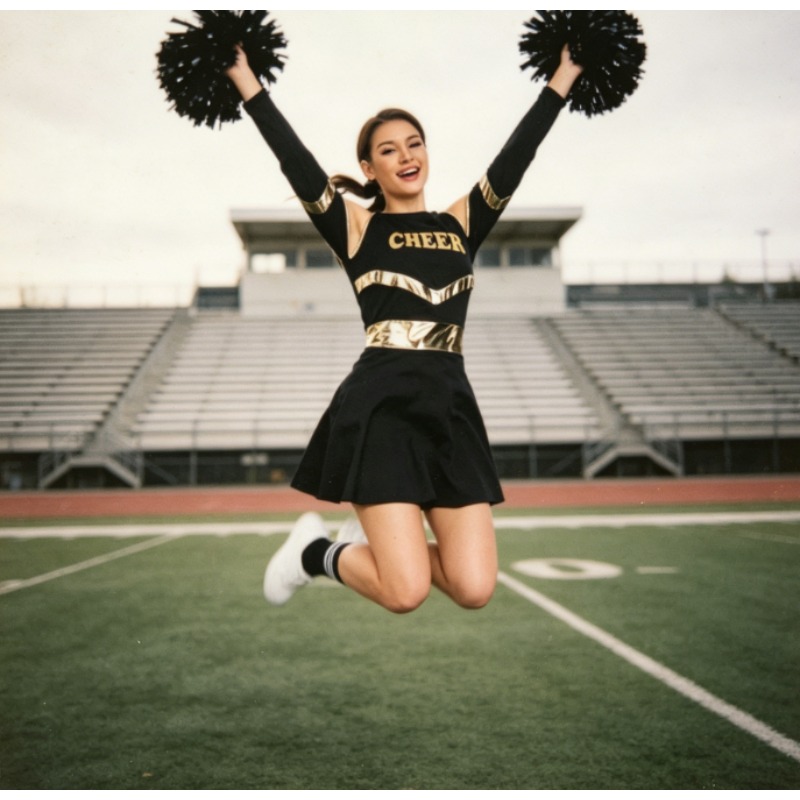 European American Cheerleader  - Cheerleading Pom Pom recension och pris