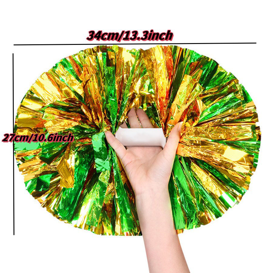 1Pcs Metallic PET Cheerleader  - Cheerleading Pom Pom recension och pris