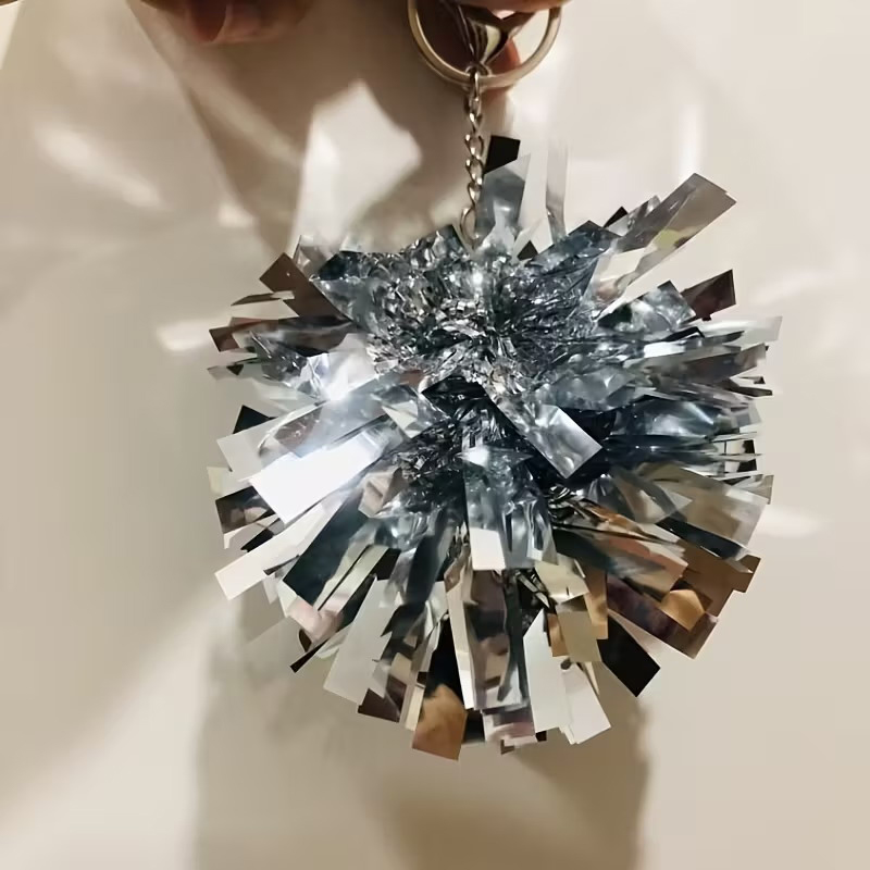 ST 1pc new Charm Foil Bag Pend - Cheerleading Pom Pom recension och pris