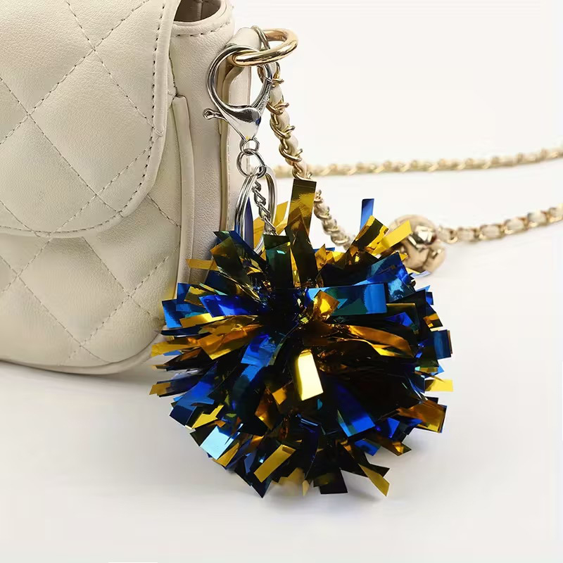 ST 1pc new Charm Foil Bag Pend - Cheerleading Pom Pom recension och pris